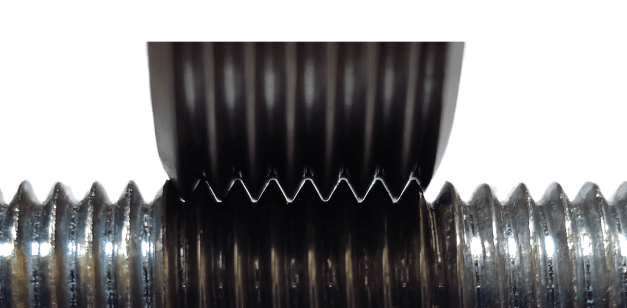 Profile of a Silbertool thread-repair roller